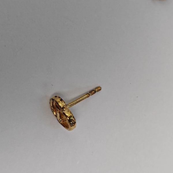 Clair D Lune Metal Gold Stud Earrings