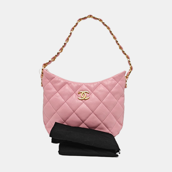 HOBO Quilted Lambskin Pink
