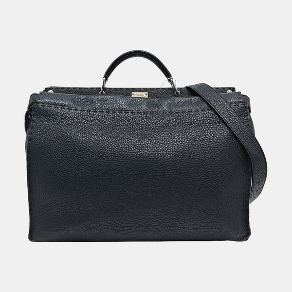 Authenticated pre-owned Peekaboo Calfskin Blue - Tote Bag at Looply