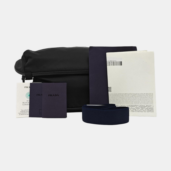 Nylon Shoulder Bag Black