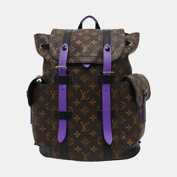 CHRISTOPHER PM Monogram Coated Canvas Brown