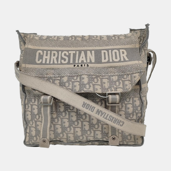 Diorcamp Large Oblique Canvas Gray