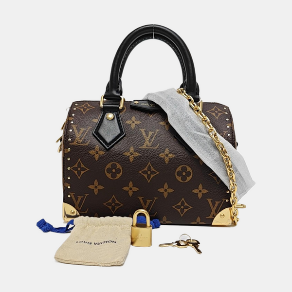 SPEEDY TRUNK 20 Monogram Coated Canvas Brown