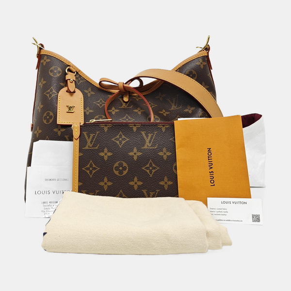 CARRYALL PM Monogram Coated Canvas Brown