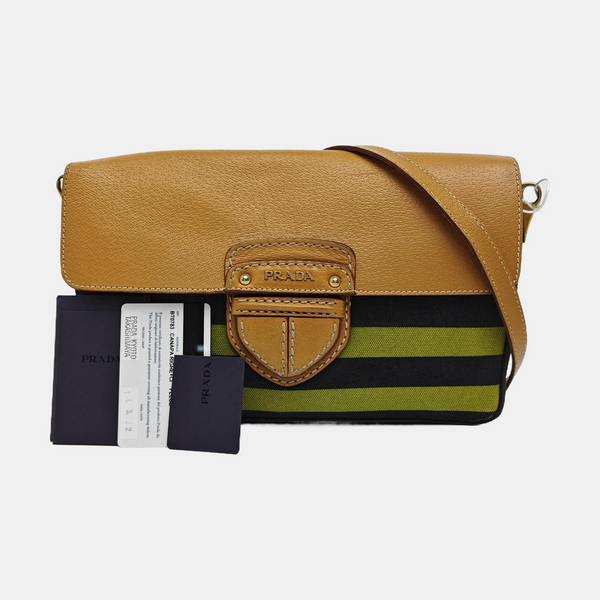 Fabric Shoulder Bag Multicolor