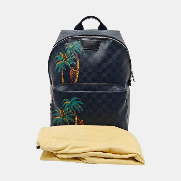 APOLLO Damier Coated Canvas Blue