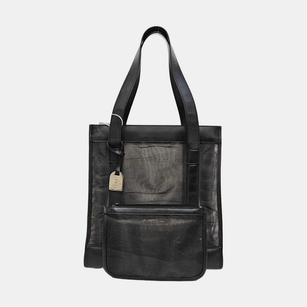 Special Material Top Handle Bag Black