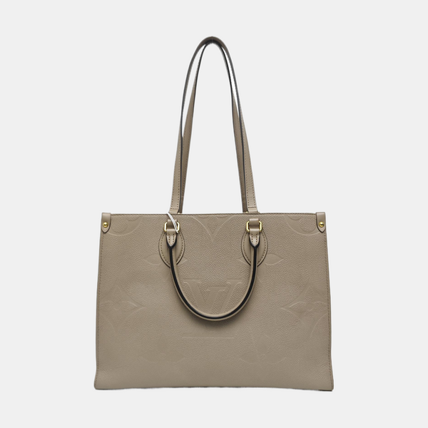 ONTHEGO MM Monogram Calfskin Gray