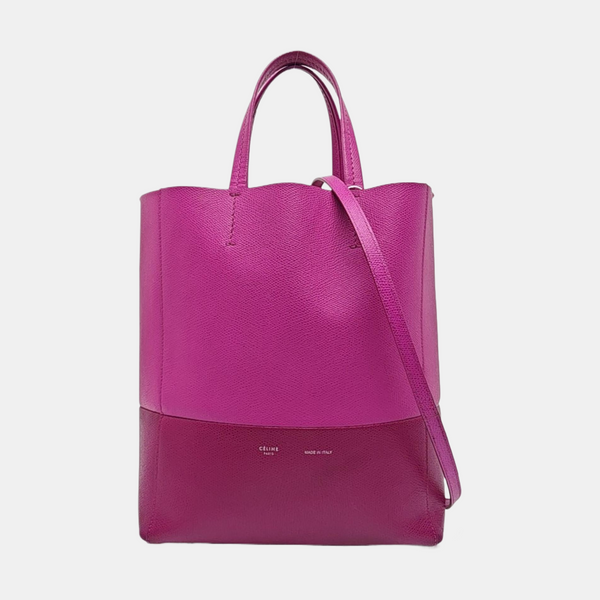 VERTICAL CABAS Mini Calfskin Pink