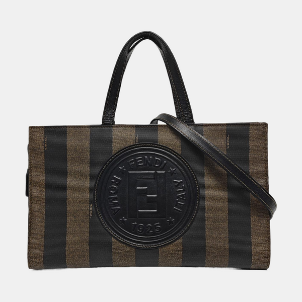 Coated Canvas Shoulder Bag Multicolor