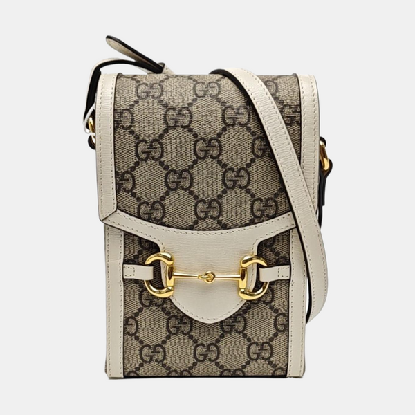Horsebit 1955 Mini Coated Canvas Beige