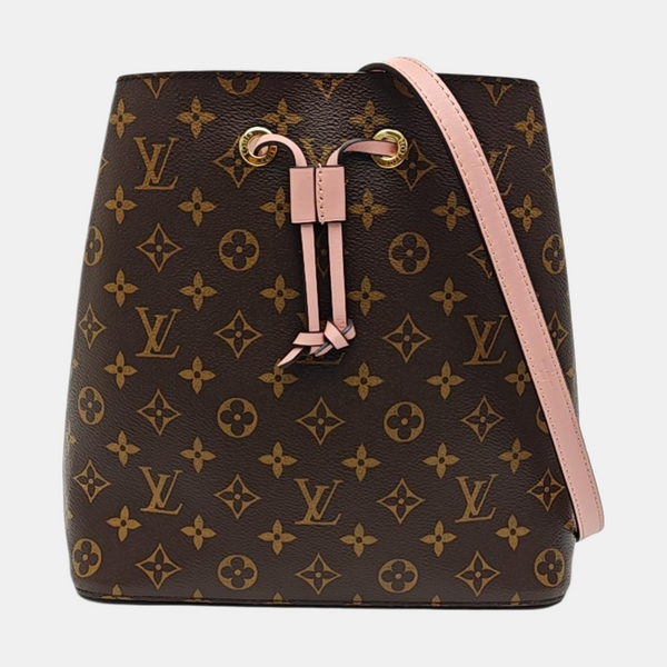 NÉONOÉ MM Monogram Coated Canvas Brown