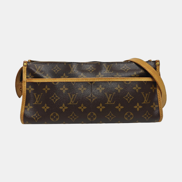 POPINCOURT Monogram Coated Canvas Brown
