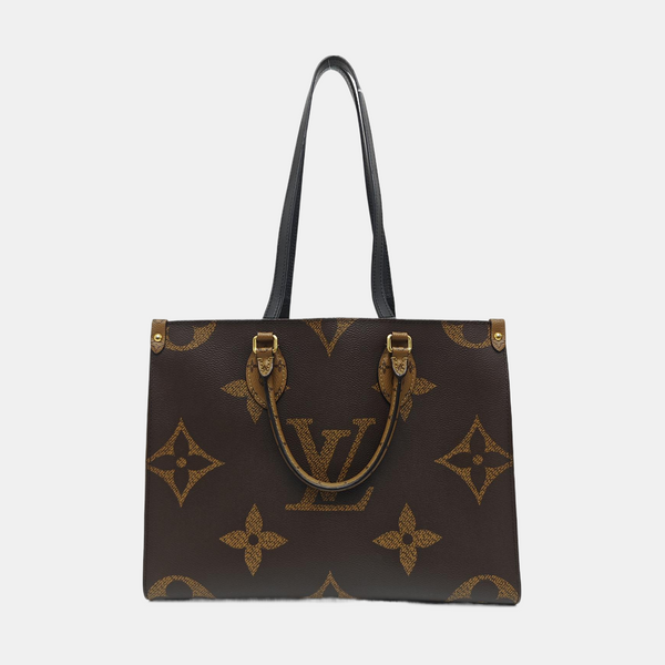 ONTHEGO MM Monogram Coated Canvas Brown