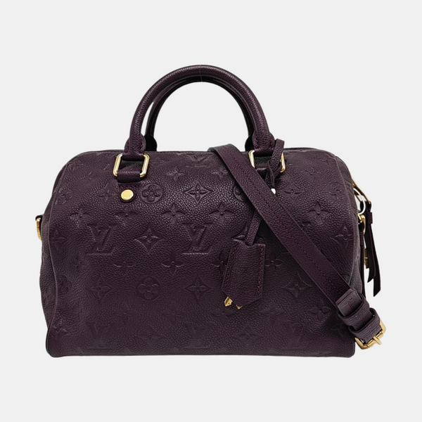 Authenticated pre-owned SPEEDY 25 Calfskin Purple - Shoulder Bag at Looply