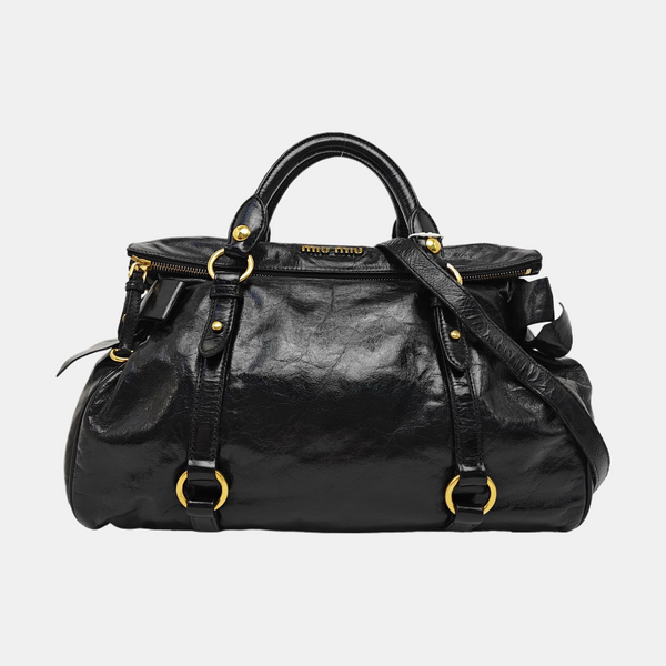 Bow Calfskin Black