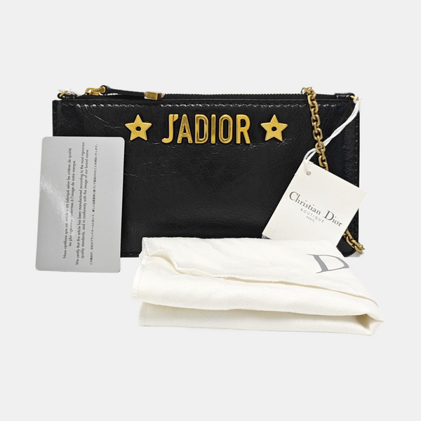 Calfskin Shoulder Bag Black