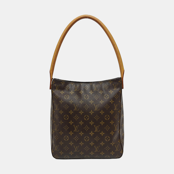 LOOPING GM Monogram Coated Canvas Brown