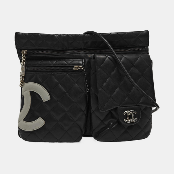 CAMBON Quilted Calfskin Black