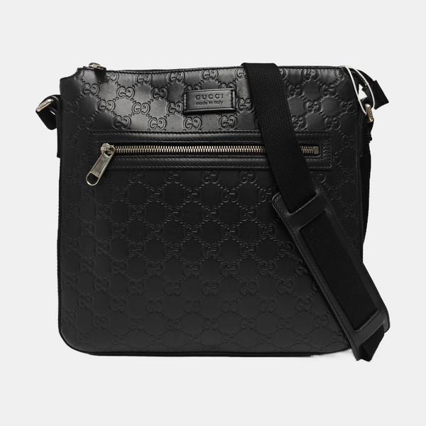 Signature Monogram Calfskin Black