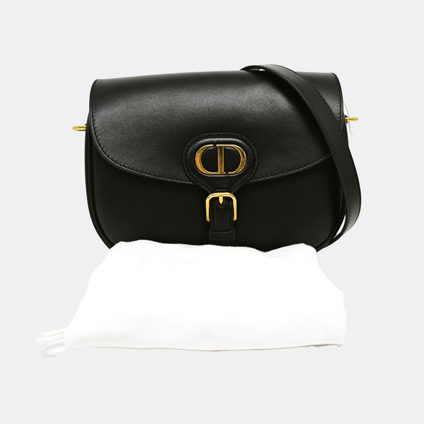 Authenticated pre-owned Bobby Medium Calfskin Black - Shoulder Bag at Looply