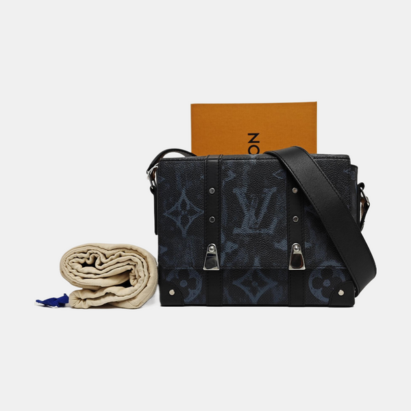 TRUNK PM Monogram Coated Canvas Gray