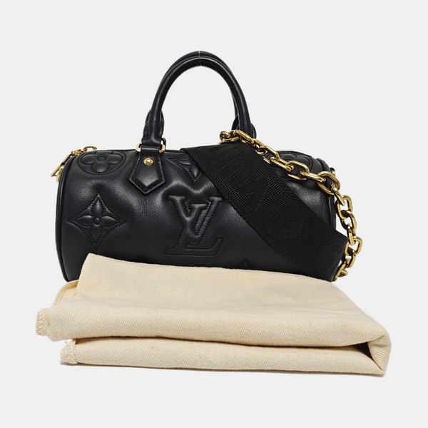 PAPILLON BB Quilted Calfskin Black