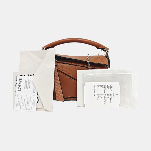 Puzzle Nano Calfskin Brown