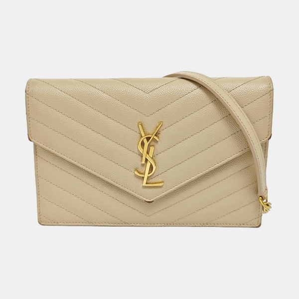 MONOGRAM WOC Chevron Calfskin Beige