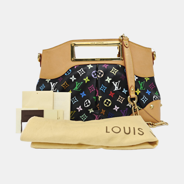 LV × TM JUDY MM Monogram Coated Canvas Black