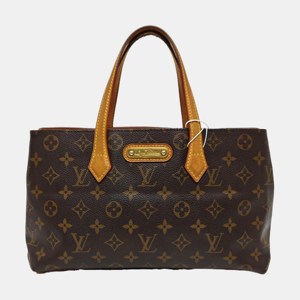 WILSHIRE PM Monogram Coated Canvas Brown
