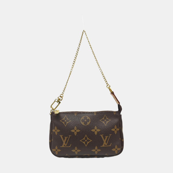 ACCESSOIRES Mini Monogram Coated Canvas Brown