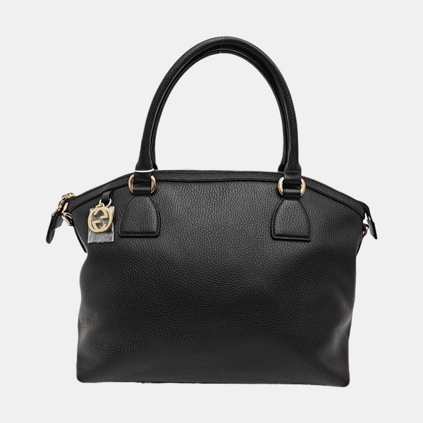 Microguccissima Calfskin Black