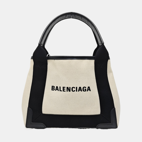 Navy Mini Canvas White