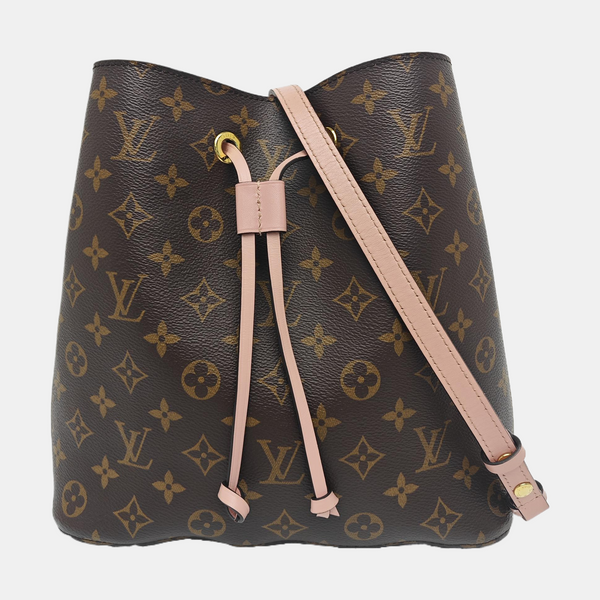 NÉONOÉ MM Monogram Coated Canvas Brown