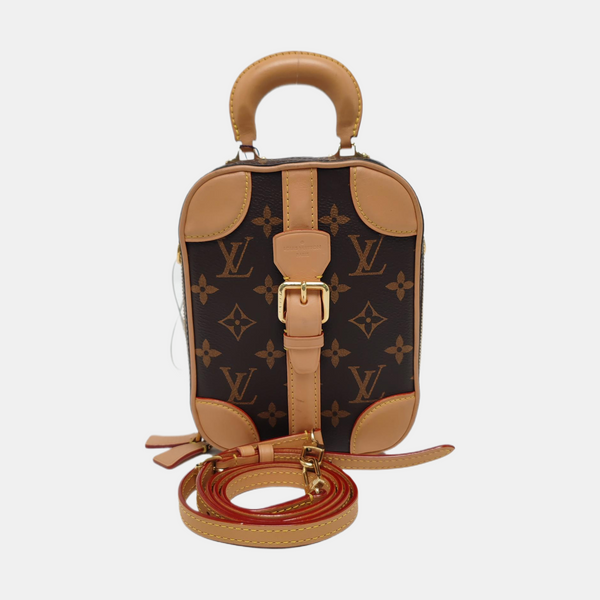 VALISETTE Monogram Coated Canvas Brown
