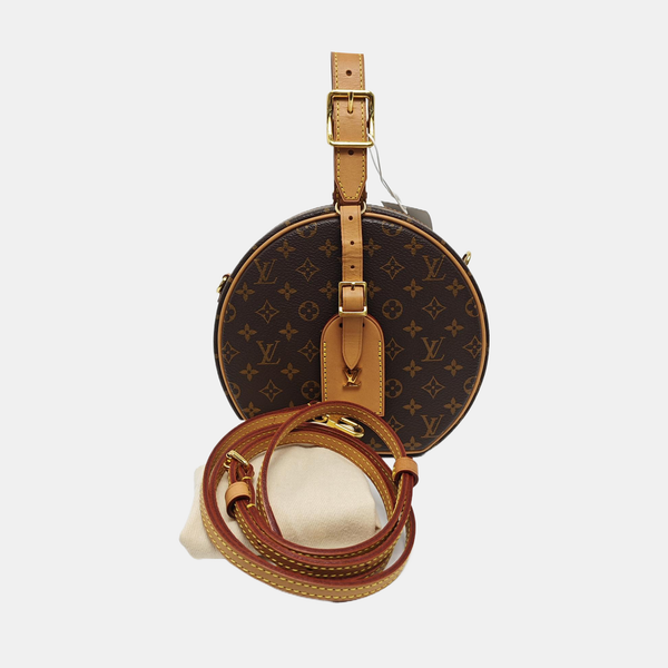 BOITE CHAPEAU PM Monogram Coated Canvas Brown