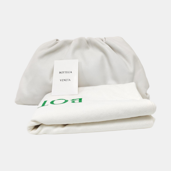 The Pouch Large Calfskin White
