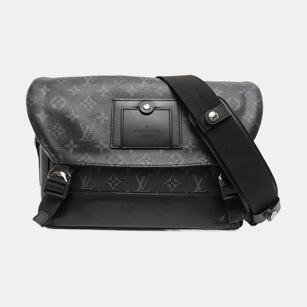 VOYAGER PM Monogram Coated Canvas Black