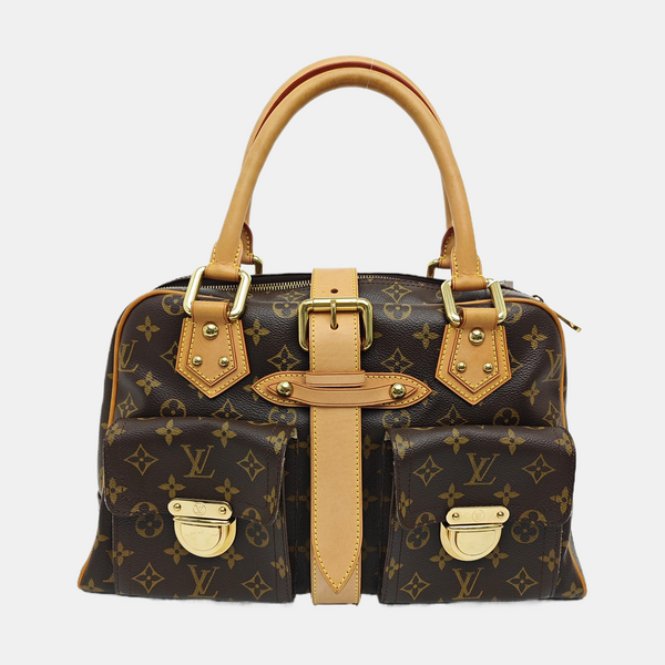 MANHATTAN GM Monogram Coated Canvas Brown