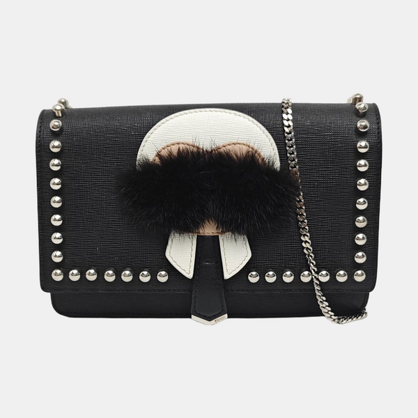 Authenticated pre-owned Karlito Calfskin Black - Shoulder Bag at Looply