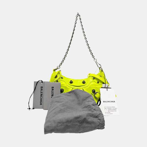 Le Cagole Mini Calfskin Green