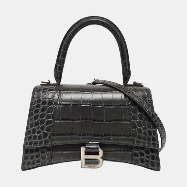 Hourglass S Calfskin Gray