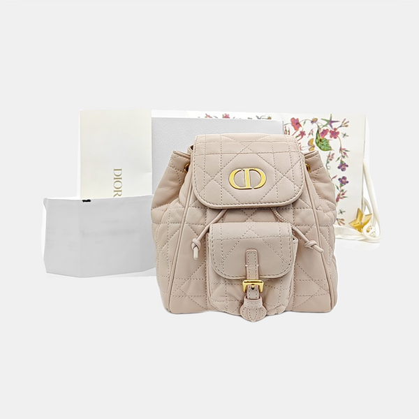 Dior Caro Small Cannage Lambskin Pink