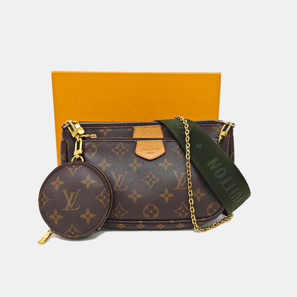 MULTI Monogram Coated Canvas Brown