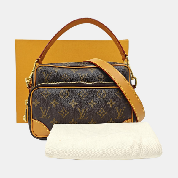 NIL Monogram Coated Canvas Brown