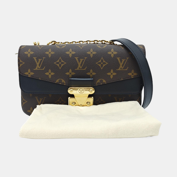 MARCEAU Monogram Coated Canvas Brown