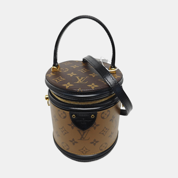 CANNES PM Monogram Coated Canvas Brown