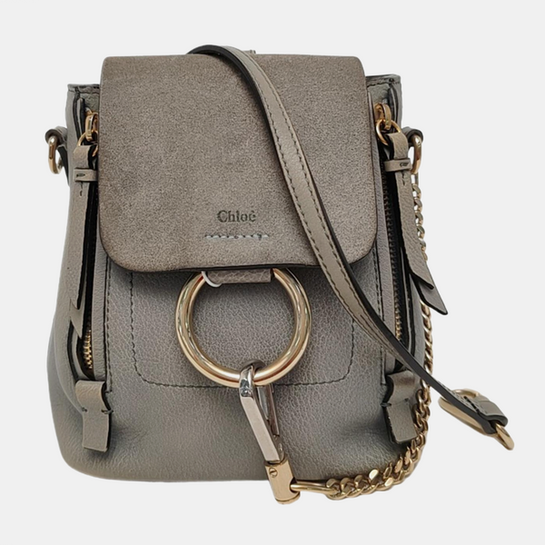 Faye Mini Calfskin Blue