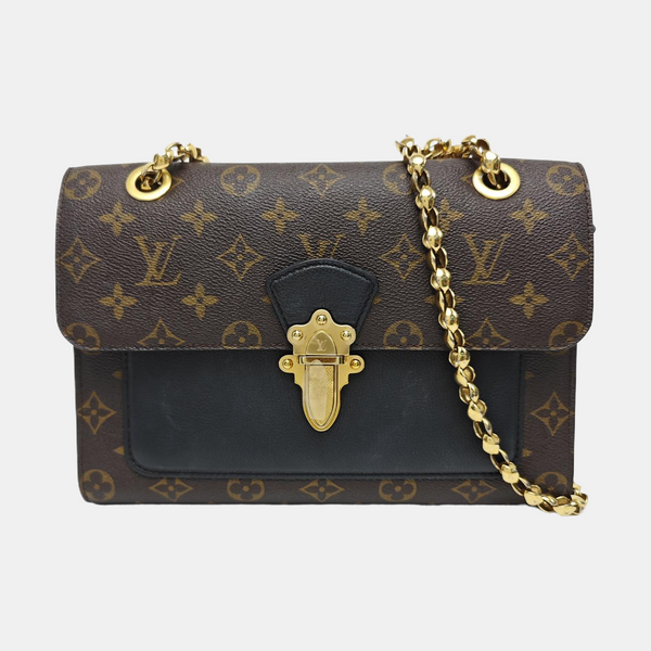 VICTOIRE Monogram Coated Canvas Brown